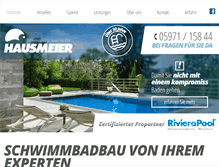 Tablet Screenshot of hausmeier.de